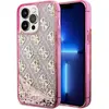 Image de Guess GUHCP14LLC4PSGP iPhone 14 Pro 6.1" rose/pink hardcase Liquid Glitter 4G Transculent (Apple iPhone 14 Pro), Coque pour téléphone portable, Pink