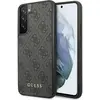 Image de Guess 4G Metal Gold Logo Case pour Samsung Galaxy S23 - gris (Samsung Galaxy S23), Coque pour téléphone portable, Gris