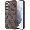 Image de Guess 4G Metal Gold Logo Case pour Samsung Galaxy S23 - marron (Samsung Galaxy S23), Coque pour téléphone portable, Marron