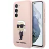 Image de Karl Lagerfeld KLHCS23SSNIKBCP S23 S911 hardcase rose/pink Silicone Ikonik (Samsung Galaxy S23), Coque pour téléphone portable, Pink