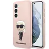 Image de Karl Lagerfeld KLHCS23MSNIKBCP S23+ S916 hardcase rose/pink Silicone Ikonik (Samsung Galaxy S23+), Coque pour téléphone portable, Pink