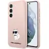 Image de Karl Lagerfeld KLHCS23SSNCHBCP S23 S911 étui rigide rose/rose Silicone Choupette (Samsung Galaxy S23), Coque pour téléphone portable, Pink