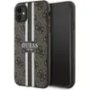 Image de Guess GUHMN61P4RPSW iPhone 11 / Xr br zowy/brown hardcase 4G Printed Stripes MagSafe (Apple iPhone 11), Coque pour téléphone portable, Marron
