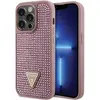 Image de Guess GUHCP14LHDGTPP iPhone 14 Pro 6.1" ró owy/rose hardcase Rhinestone Triangle (Apple iPhone 14 Pro), Coque pour téléphone portable, Rose