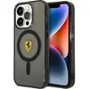 Image de Ferrari FEHMP14XURKK iPhone 14 Pro Max 6.7" noir/black hardcase Translucent Magsafe (Apple iPhone 14 Pro Max), Coque pour téléphone portable, Noir