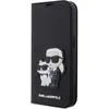 Image de Karl Lagerfeld iPhone 14 Pro 6.1 Saffiano Karl&Choupette bookcase (Apple iPhone 14 Pro), Coque pour téléphone portable, Noir