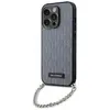 Image de Karl Lagerfeld KLHCP14XSACKLHPG iPhone 14 Pro Max 6.7" srebrny/argent hardcase Saffiano Monogram Cha (Apple iPhone 14 Pro Max), Coque pour téléphone portable, Argent