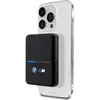 Image de BMW Powerbank indukcyjny BMPBMS3K22PGVK 5W 3000mAh + câble czarny/black M Collection MagSafe (3000 mAh, 5 W, 11 Wh), Chargeur de secours, Noir