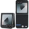 Image de BMW BMHCZF622NBCK Z Flip6 F741 czarny/black hardcase Carbon Blue Line (Samsung Galaxy Z Flip6), Coque pour téléphone portable, Noir, Bleu