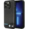 Image de BMW Étui BMHCP13X22NBCK iPhone 13 Pro Max 6.7" czarny/black hardcase Leather Carbon (Apple iPhone 13 Pro Max), Coque pour téléphone portable, Noir