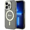 Image de Guess iPhone 14 Pro 6.1 hardcase paillettes or MagSafe (Apple iPhone 14 Pro), Coque pour téléphone portable, Noir