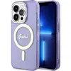 Image de Guess iPhone 14 Pro Max 6.7 hardcase paillettes or MagSafe (Apple iPhone 14 Pro Max), Coque pour téléphone portable, Violet
