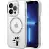 Image de Karl Lagerfeld KLHMP13LHNKCIT iPhone 13 Pro 6,1" étui rigide transparent Iconic Karl&Choupette Magsafe (Apple iPhone 13 Pro), Coque pour téléphone portable, Transparent