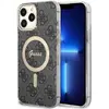 Image de Guess GUHMP13XH4STK iPhone 13 Pro Max 6.7" noir/black hardcase 4G MagSafe (Apple iPhone 13 Pro Max), Coque pour téléphone portable, Noir