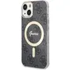 Image de Guess GUHMP14SH4STK iPhone 14 6.1" czarny/black hardcase 4G MagSafe (Apple iPhone 14), Coque pour téléphone portable, Noir