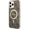 Image de Guess GUHMP14XH4STW iPhone 14 Pro Max 6.7" br?zowy/brown hardcase 4G MagSafe (Apple iPhone 14 Pro Max), Coque pour téléphone portable, Marron
