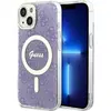 Image de Guess GUHMP14SH4STU iPhone 14 6.1" pourpre/pourpre hardcase 4G MagSafe (Apple iPhone 14), Coque pour téléphone portable, Violet