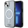 Image de BMW Étui BMHMP15SHCRS iPhone 15 6.1" przezroczysty/transparent hardcase Silver Ring MagSafe (Apple iPhone 13, Apple iPhone 14, Apple iPhone 15), Coque pour téléphone portable, Transparent, Gris, Argent