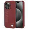 Image de BMW BMHMP15LSLBLRE iPhone 15 Pro 6.1" czerwony/red hardcase Silicone Big Logo MagSafe (Apple iPhone 15 Pro), Coque pour téléphone portable, Rouge