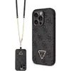 Image de Guess GUHCP14LP4TDSCPK iPhone 14 Pro 6.1" czarny/black hardcase Crossbody 4G Metal Logo (Apple iPhone 14 Pro), Coque pour téléphone portable, Noir
