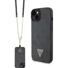 Image de Guess GUHCP15MP4TDSCPK iPhone 15 Plus 6.7" czarny/black hardcase Crossbody 4G Metal Logo (Apple iPhone 14 Plus, Apple iPhone 15 Plus), Coque pour téléphone portable, Noir