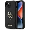 Image de Guess GUHCP15SHG4SGK iPhone 15 6.1" czarny/black hardcase Glitter Script Big 4G (Apple iPhone 15), Coque pour téléphone portable, Noir