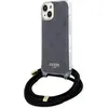 Image de Guess IML 4G étui à bandoulière pour Apple iPhone 15 - noir (Apple iPhone 15), Coque pour téléphone portable, Noir