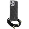 Image de Guess IML 4G étui à bandoulière pour Apple iPhone 15 Pro - noir (Apple iPhone 15 Pro), Coque pour téléphone portable, Noir