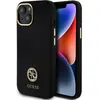 Image de Guess GUHCP15SM4DGPK iPhone 15 6.1" czarny/black hardcase Silicone Logo Strass 4G (Apple iPhone 15), Coque pour téléphone portable, Noir