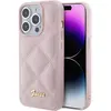 Image de Guess GUHCP15LPSQSQSP iPhone 15 Pro 6.1" ró owy/rose hardcase Quilted Metal Logo (Apple iPhone 15 Pro), Coque pour téléphone portable, Rose