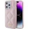 Image de Guess GUHCP15XPSQSQSP iPhone 15 Pro Max 6.7" ró owy/rose hardcase Quilted Metal Logo (Apple iPhone 15 Pro Max), Coque pour téléphone portable, Rose