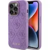 Image de Guess GUHCP15XP4EPMU iPhone 15 Pro Max 6.7" fioletowy/light purple hardcase Leather 4G Stamped (Apple iPhone 15 Pro Max), Coque pour téléphone portable, Violet