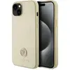 Image de Guess GUHCP15SPS4DGPD iPhone 15 6.1" z oty/gold hardcase cuir 4G métal logo strass (Apple iPhone 15), Coque pour téléphone portable, Or
