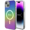Image de Guess GUHMP15MHITSK iPhone 15 Plus 6.7" wielokolorowy/rainbow hardcase IML Iridescent MagSafe (Apple iPhone 15 Plus), Coque pour téléphone portable, Multicolore, Transparent