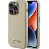 Image de Guess GUHCP15LPGMCSD iPhone 15 Pro 6.1" z oty/light gold hardcase Glitter Glossy Script (Apple iPhone 15 Pro), Coque pour téléphone portable, Or