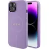 Image de Guess GUHMP15SPSAHMCU iPhone 15 6.1" fioletowy/pourpre hardcase Saffiano MagSafe (Apple iPhone 13, Apple iPhone 14, Apple iPhone 15), Coque pour téléphone portable, Violet