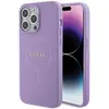 Image de Guess GUHMP15LPSAHMCU iPhone 15 Pro 6.1" fioletowy/pourpre étui rigide Saffiano MagSafe (Apple iPhone 15 Pro), Coque pour téléphone portable, Violet
