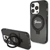 Image de Guess GUHMP15XHRSGSK iPhone 15 Pro Max 6.7" czarny/black hardcase Ring Stand Script Glitter MagSafe (Apple iPhone 15 Pro Max), Coque pour téléphone portable, Noir