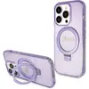 Image de Guess GUHMP13LHRSGSU iPhone 13 Pro / 13 6.1" fioletowy/pourpre hardcase Ring Stand Script Glitter Mag (Apple iPhone 13, Apple iPhone 13 Pro), Coque pour téléphone portable, Violet