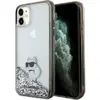 Image de Karl Lagerfeld KLHCN61LKCNSK iPhone 11 / Xr 6.1" étui rigide transparent paillettes liquides Choupette (Apple iPhone 11, Apple iPhone XR), Coque pour téléphone portable, Transparent