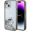 Image de Karl Lagerfeld KLHCP15SLKCNSK iPhone 15 6.1" étui rigide transparent paillettes liquides Choupette (Apple iPhone 13, Apple iPhone 14, Apple iPhone 15), Coque pour téléphone portable, Transparent