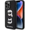 Image de Karl Lagerfeld KLHCP15XSDHKCNK iPhone 15 Pro Max 6.7" czarny/black Silicone Tête Karl&Choupette (Apple iPhone 15 Pro Max), Coque pour téléphone portable, Noir