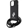 Image de Karl Lagerfeld KLHCP14XSAKCPSK iPhone 14 Pro Max 6.7" étui rigide czarny/black Crossbody Saffiano Metal (Apple iPhone 14 Pro Max), Coque pour téléphone portable, Noir
