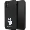 Image de Karl Lagerfeld KLHCN61SMHCNPK iPhone 11 / Xr 6.1" czarny/black hardcase Silicone C Metal Pin (Apple iPhone 11, Apple iPhone XR), Coque pour téléphone portable, Noir