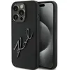 Image de Karl Lagerfeld KLHCP15LSKSBMCK iPhone 15 Pro 6.1" czarny/black hardcase Silicone Karl Script (Apple iPhone 15 Pro), Coque pour téléphone portable, Noir