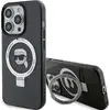 Image de Karl Lagerfeld KLHMP15XHMRSKHK iPhone 15 Pro Max 6.7" czarny/black hardcase Ring Stand Karl Head Mag (Apple iPhone 15 Pro Max), Coque pour téléphone portable, Noir