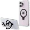 Image de Karl Lagerfeld KLHMP15LHMRSKHH iPhone 15 Pro 6.1" bia y/white hardcase Ring Stand Karl Head MagSafe (Apple iPhone 15 Pro), Coque pour téléphone portable, Blanc