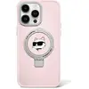 Image de Karl Lagerfeld KLHMP15LHMRSCHP iPhone 15 Pro 6.1" ró owy/pink hardcase Ring Stand Choupette Head Mag (Apple iPhone 15 Pro), Coque pour téléphone portable, Rose