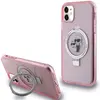 Image de Karl Lagerfeld KLHMN61HMRSKCP iPhone 11 / Xr 6.1" ró owy/pink hardcase Ring Stand Karl&Choupettte Ma (Apple iPhone 11, Apple iPhone XR), Coque pour téléphone portable, Rose