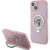 Image de Karl Lagerfeld KLHMP15MHMRSKCP iPhone 15 Plus 6.7" ró owy/pink hardcase Ring Stand Karl&Choupettte M (Apple iPhone 15 Plus), Coque pour téléphone portable, Rose